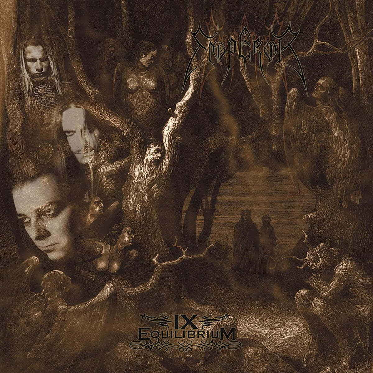 Emperor (엠퍼러) - 3집  IX Equilibrium [블랙 & 브라운 & 크림 소용돌이 컬러 LP]