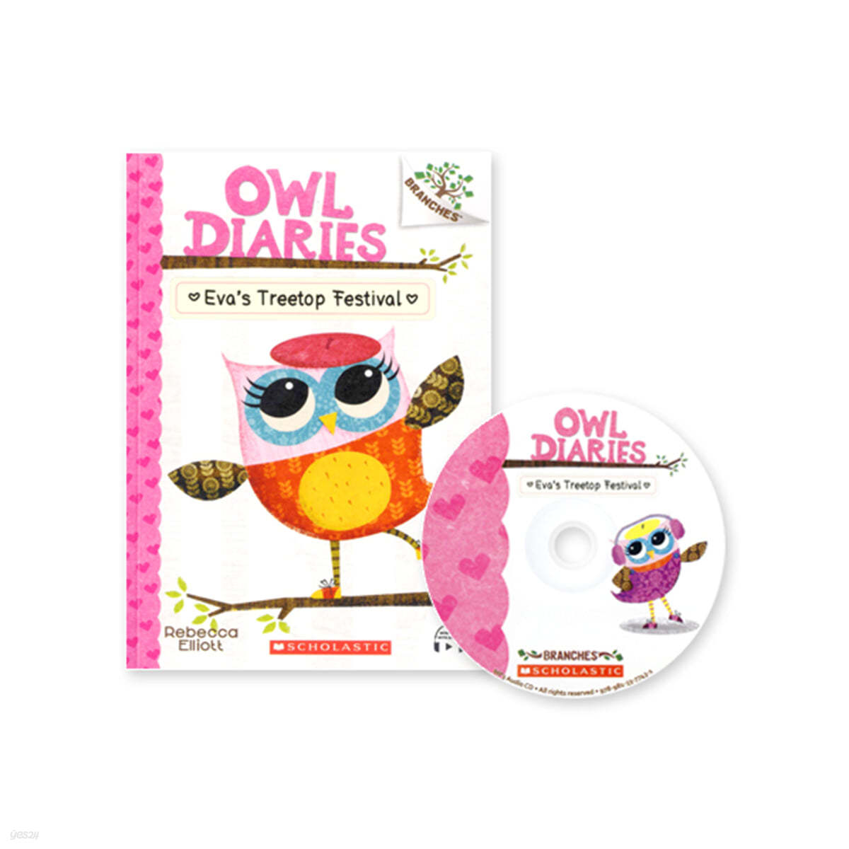Owl Diaries #1:Eva's Treetop Festival (with CD & Storyplus QR) New