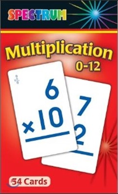 Multiplication 0-12 Flash Cards