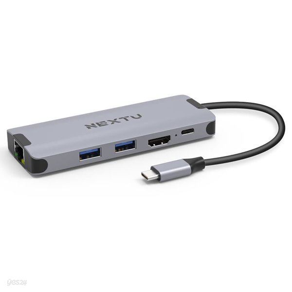 USB C타입 멀티허브 5 in 1 HDMI 기가랜 PD충전 NEXT-368TCH-PD