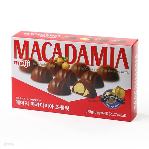 [메이지]마카다미아 초콜릿 63g x 6개