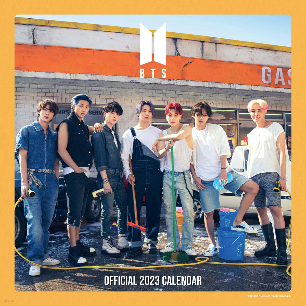 방탄소년단 (BTS) - 2023년 벽걸이 캘린더 (Official BTS Bangtan Boys 2023 Calendar) 