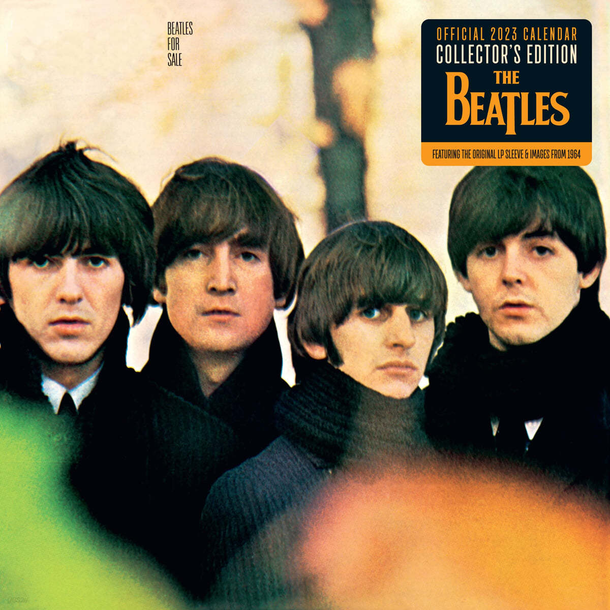 비틀즈 - 2023년 벽걸이 캘린더 콜렉터스 에디션 (The Official Beatles Collector's Edition Record Sleeve Calendar 2023)  