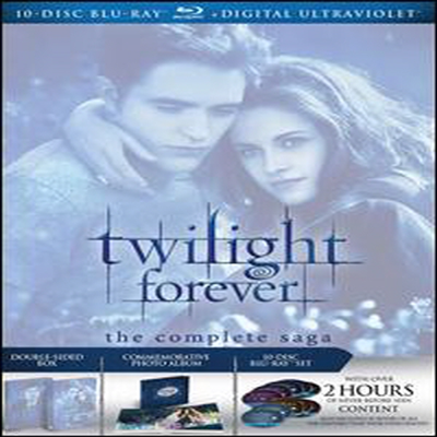 Twilight Forever: The Complete Saga Box Set (Ʈ϶ ) (ѱ۹ڸ)(Blu-ray)