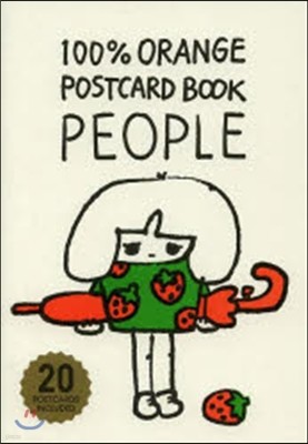 100%ORANGE POSTCARDBOOK PEOPLE