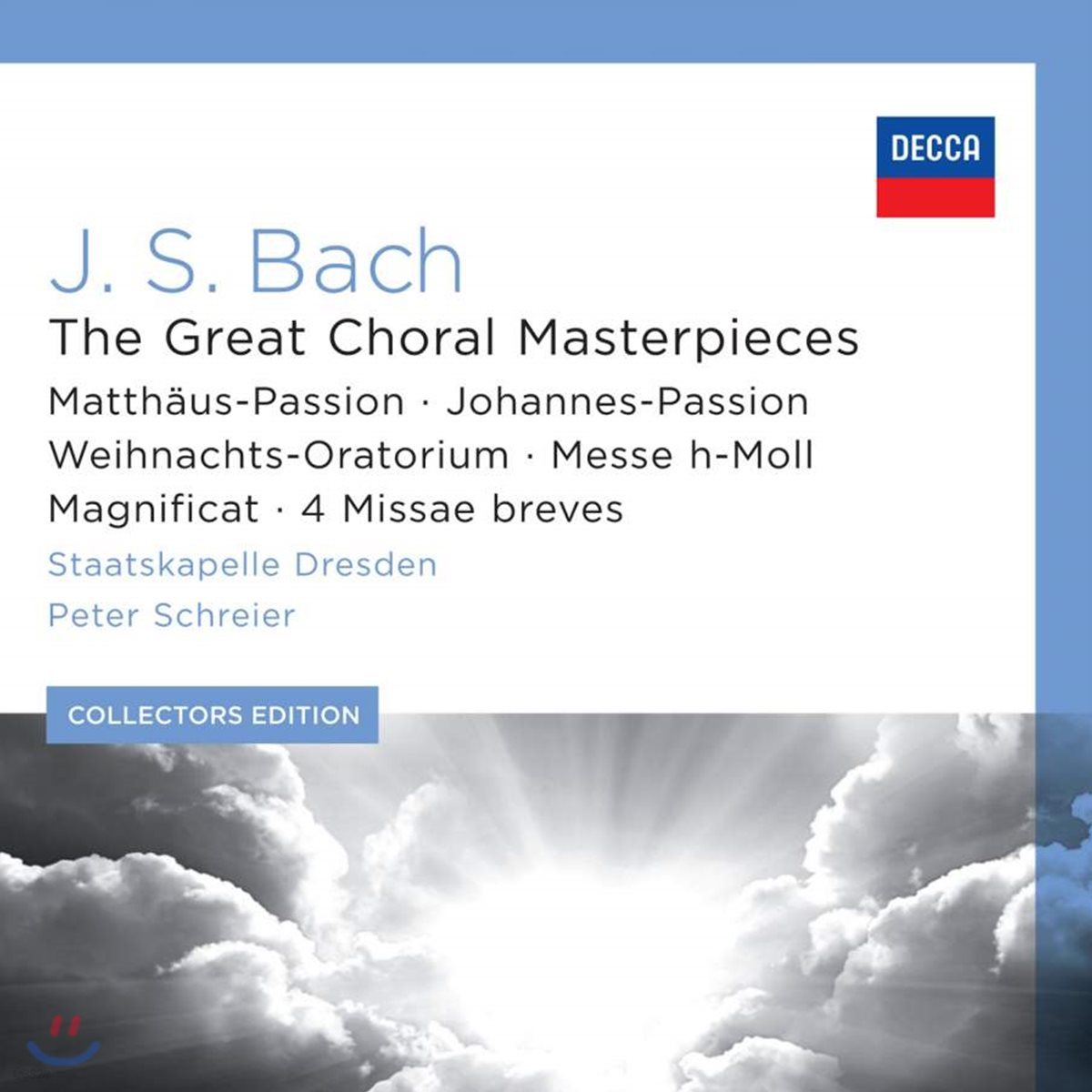 Peter Schreier 바흐: 위대한 합창음악 (Bach: Great Choral Masterpieces)