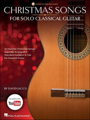 Christmas Songs for Solo Classical Guitar Book/Online Audio