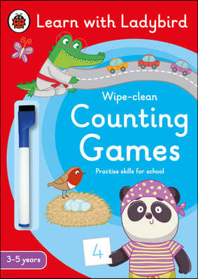 The Counting Games: A Learn with Ladybird Wipe-clean Activity Book (3-5 years)
