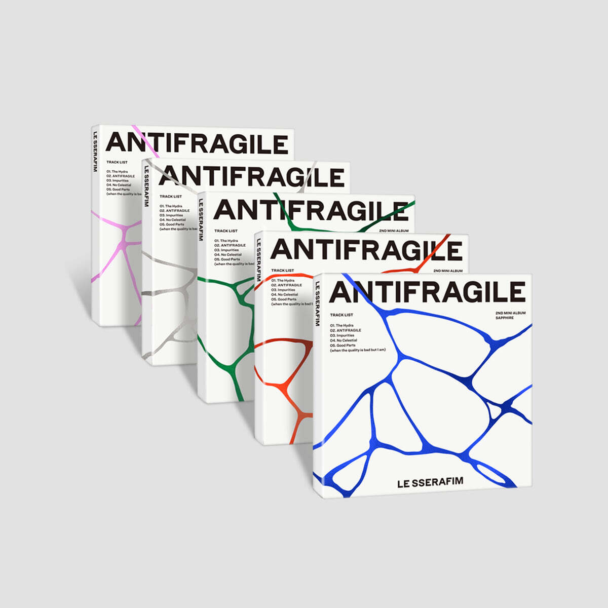 르세라핌 (LE SSERAFIM) - 2nd Mini Album ‘ANTIFRAGILE’ [COMPACT ver.][버전 5종 중 1종 랜덤 발송]