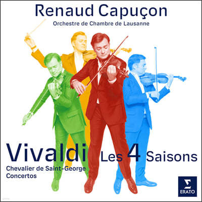 Renaud Capucon 비발디: 사계 / 생-조르주: 바이올린 협주곡 - 르노 카퓌송 (Vivaldi: The Four Seasons / Saint-Georges: Violin Concertos Op.5 & 8)