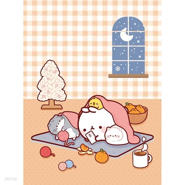 150피스 직소퍼즐 - 몰랑 포근한 겨울 (엽서포함)