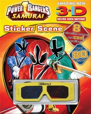 Power Rangers 3D Sticker Scene Activity