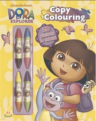 Dora the Explorer Copy Colouring