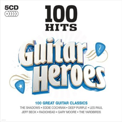 Various Artists - 100 Hits - Guitar Heroes (5CD Boxset)