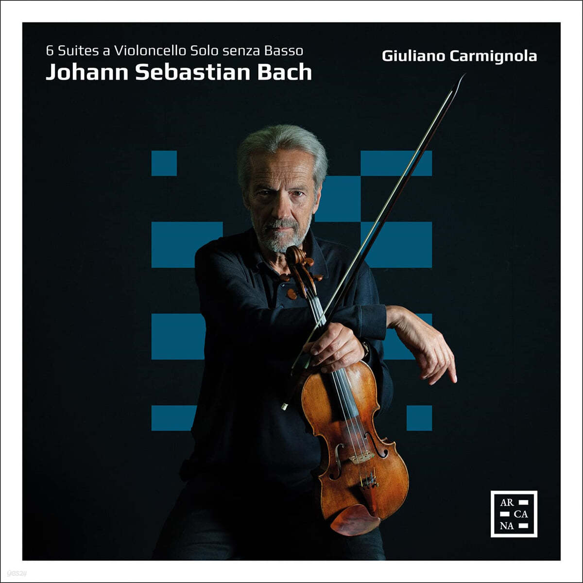 Giuliano Carmignola 바흐: 무반주 첼로 모음곡 [바이올린 연주반] - 줄리아노 카르미뇰라 (Bach: 6 Suites a Violoncello Solo Senza Basso)