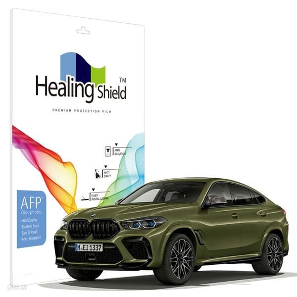 BMW X6 M 2022 센터페시아 컨트롤 다이얼 올레포빅 보호필름 2매