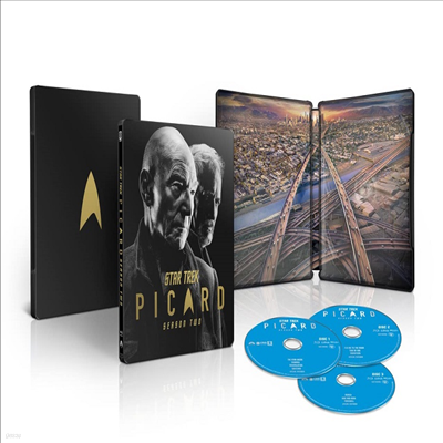 Star Trek: Picard - Season Two (ŸƮ: ī -  2) (2022)(Steelbook)(ѱ۹ڸ)(Blu-ray)