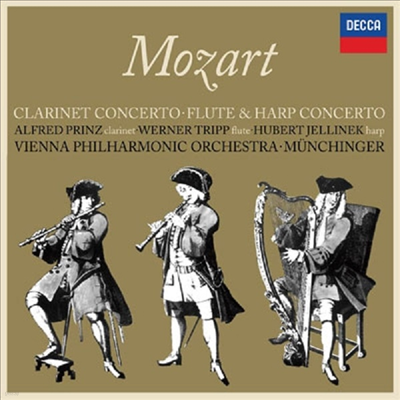 Ʈ: Ŭ󸮳 ְ, ÷Ʈ  ְ (Mozart: Clarinet Concerto, Flute and Harp Concerto) (Ϻ Ÿڵ  )(CD) - Karl Munchinger