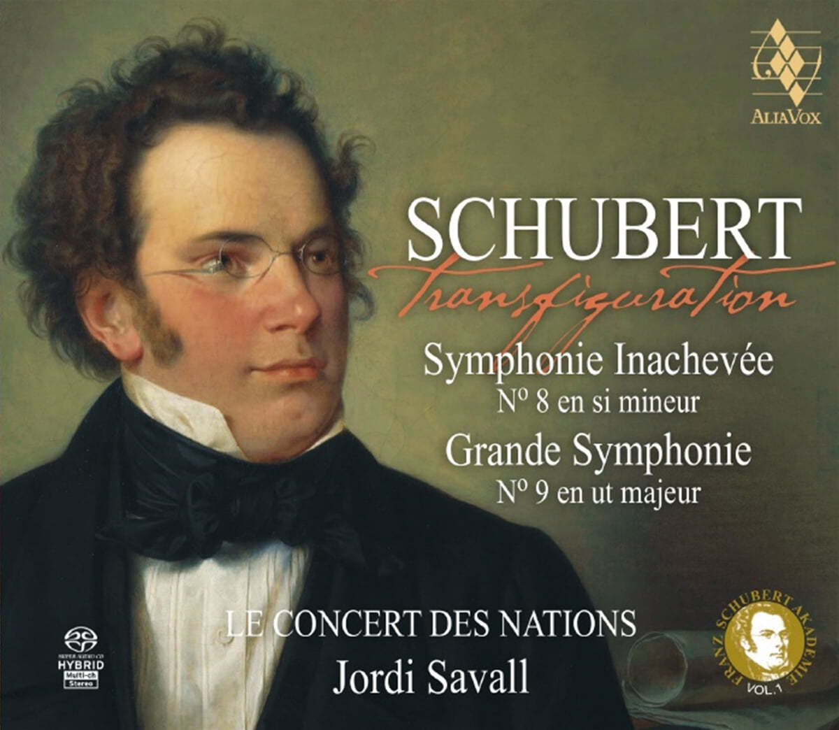 Jordi Savall 슈베르트: 교향곡 8번 &#39;미완성&#39;, 9번 &#39;그레이트&#39; - 조르디 사발 (Schubert: Symphony D.759, D.944)