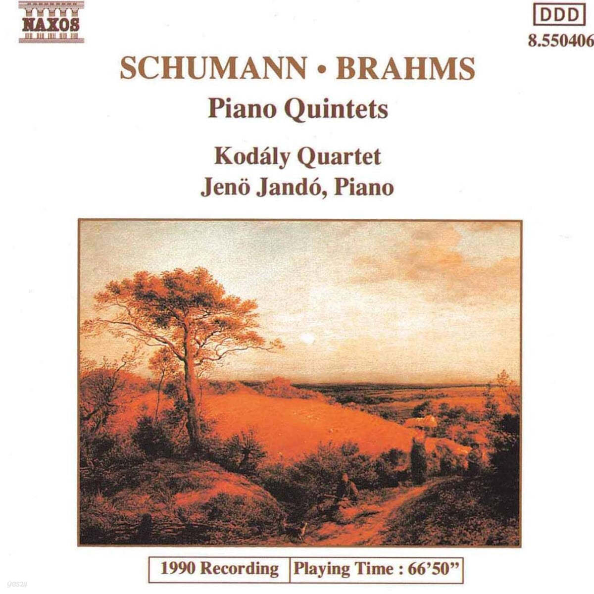 Jeno Jando 슈만 / 브람스: 현악 오중주 - 코다이 사중주단, 예뇌 얀도 (Schumann: Quintet Op.44 / Brahms: Quintet Op.34) 