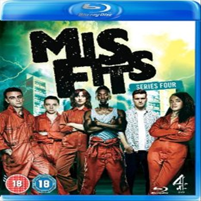 Misfits: Series 4 (̽4) (ѱ۹ڸ)(2Blu-ray) (2012)