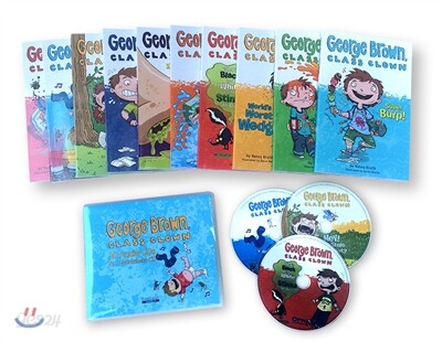George Brown #1~10 직수입 도서 (오디오 CD 10장, 워크시트 CD 1장, 단어장 증정)