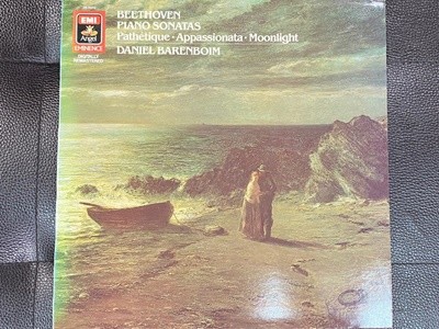 [LP] 다니엘 바렌보임 - Daniel Barenboim - Beethoven Piano Sonatas Appassionata,Moonlight LP [U.S반]