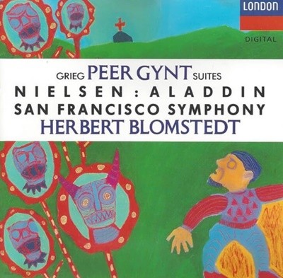 Grieg : Peer Gynt Suites / Aladdin - 블롬슈테트 (Herbert Blomstedt) (US발매)