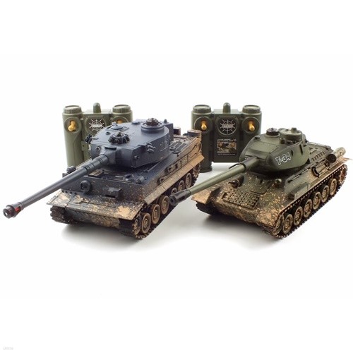2.4GHz 1/28 TIGER vs T-34 Ʋũ RCƮ (YAK161430SET)
