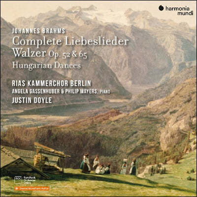 RIAS Kammerchor 브람스: 왈츠에 붙인 사랑의 노래, 새로운 사랑 노래, 헝가리 무곡 (Brahms: Complete Liebeslieder Walzer, Opp. 52 & 65, Hungarian Dances)