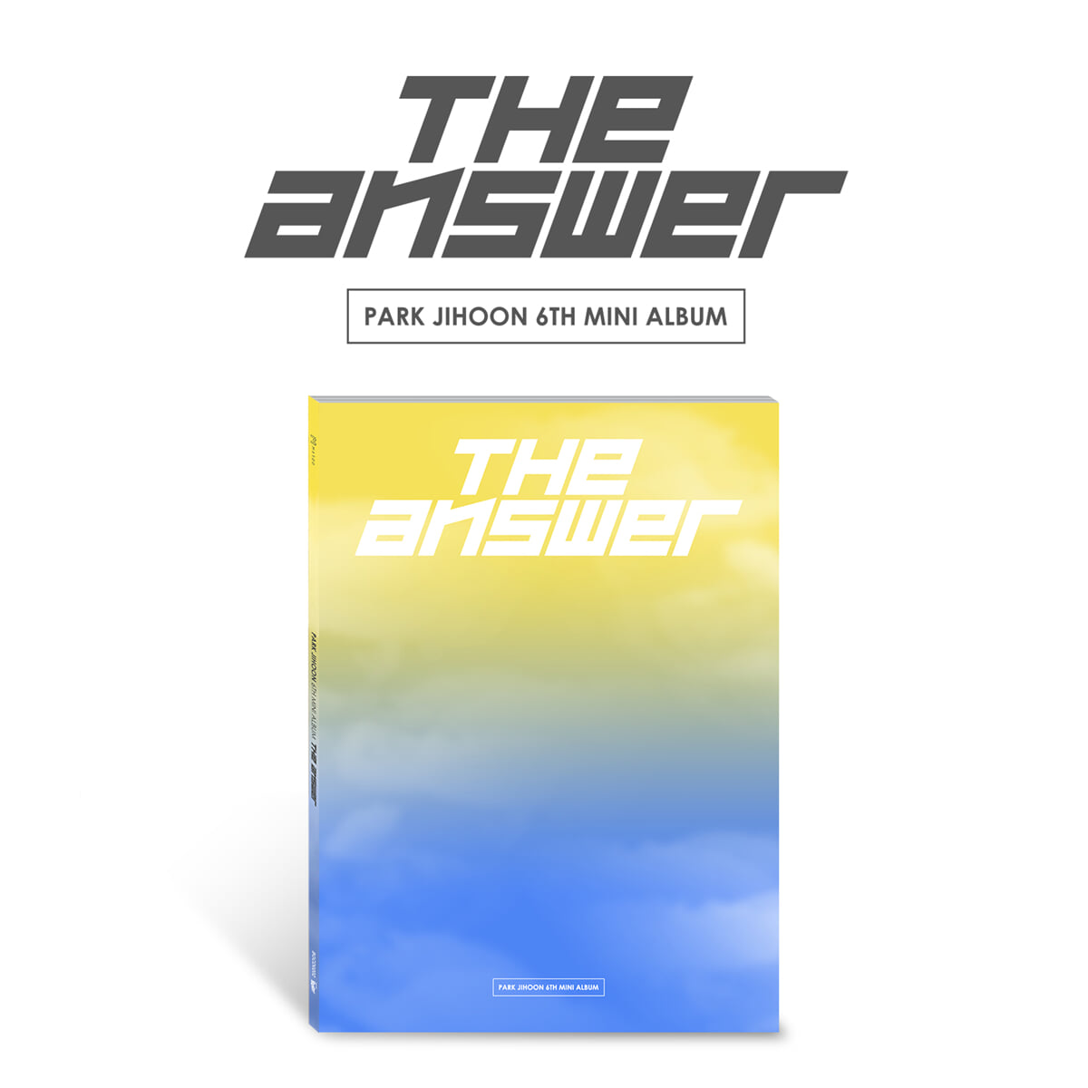 박지훈 - 미니앨범 6집 : THE ANSWER [DAY ver.]
