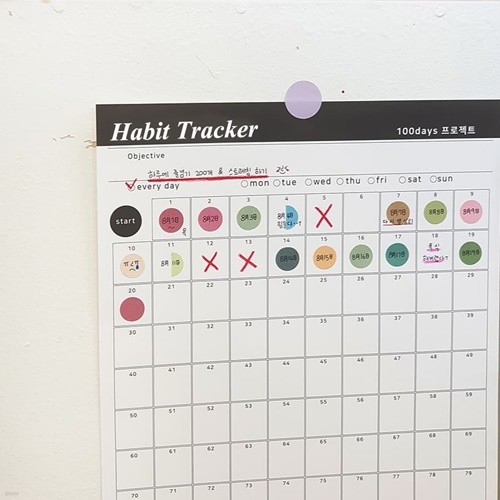 Iciel habit tracker - 100days 목표달성플래너 ...