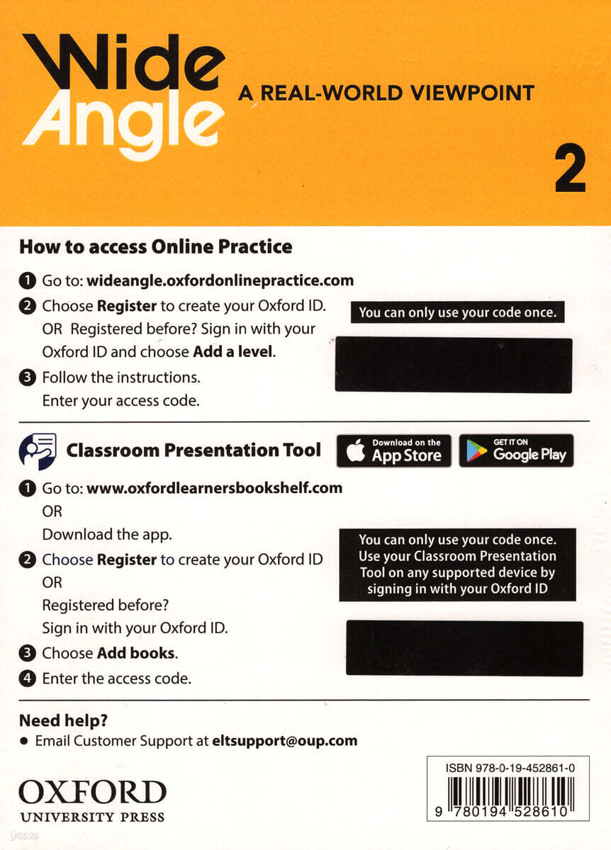 Wide Angle 2 : Teacher's Resource Center Access Card