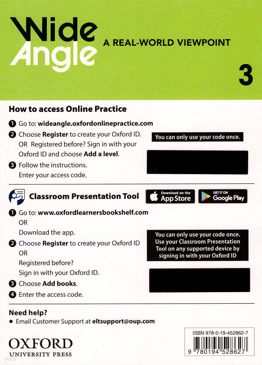 Wide Angle 3 : Teacher's Resource Center Access Card