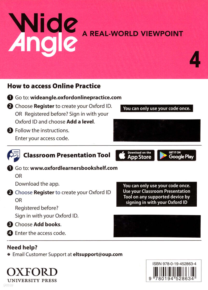 Wide Angle 4 : Teacher's Resource Center Access Card