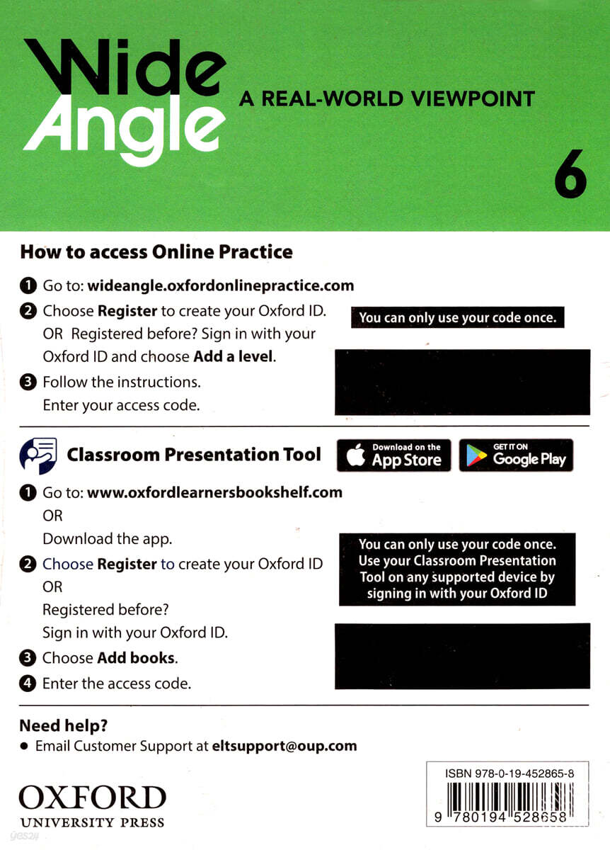 Wide Angle 6 : Teacher's Resource Center Access Card