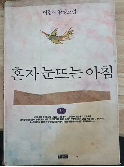 혼자 눈끄는 아침(하)