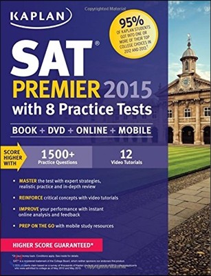 Kaplan SAT Premier 2015 with 8 Practice Tests