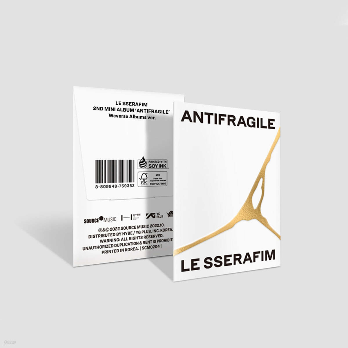 르세라핌 (LE SSERAFIM) - 2nd Mini Album ‘ANTIFRAGILE’ [Weverse Albums ver.]