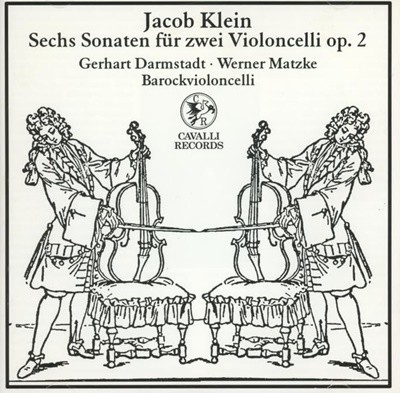 Klein : 6 Sonaten Fur Zwei Violoncelli Op.2(2대의 첼로를 위한 6개의 소나타 전곡) (독일발매)