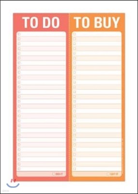 Knock Knock Perforated Pad: To Do/To Buy