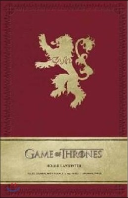 Game of Thrones: House Lannister Hardcover Ruled Journal