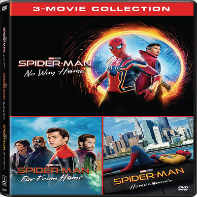 Spider-Man: Homecoming/ Spider-Man: Far From Home / Spider-Man: No Way Home (̴: ȨĿ/̴:   Ȩ/̴:   Ȩ)(ڵ1)(ѱ۹ڸ)(DVD)