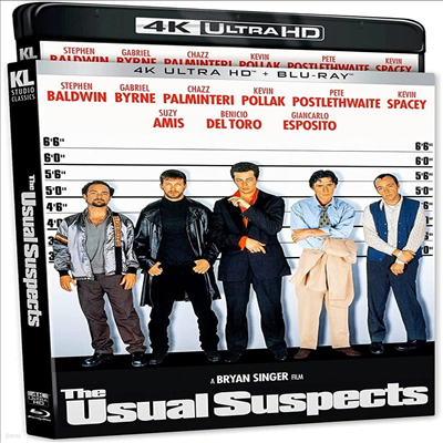The Usual Suspects (유주얼 서스펙트) (1995)(한글무자막)(4K Ultra HD + Blu-ray)