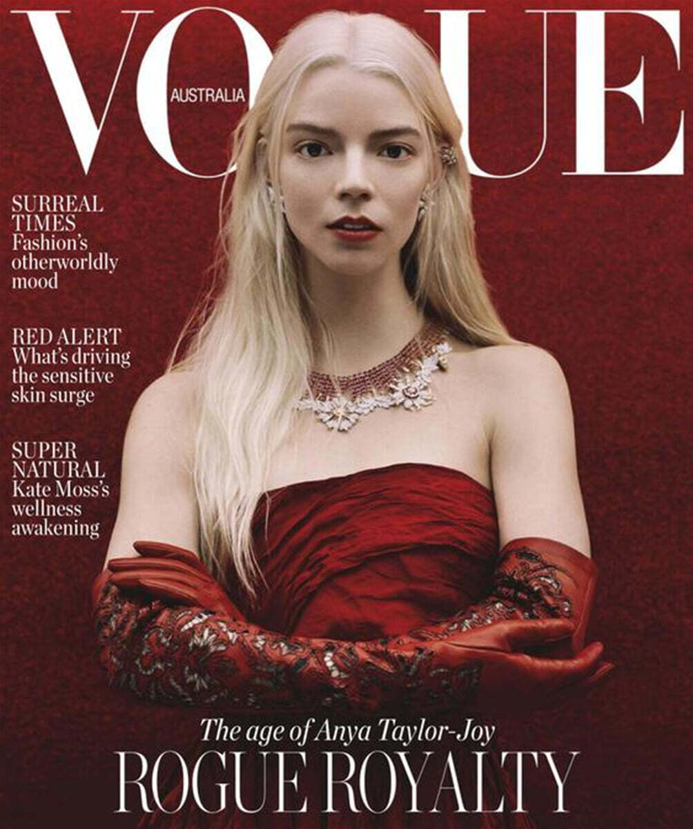 Vogue Australia (월간) : 2022년 10월 : 안야 테일러조이 커버