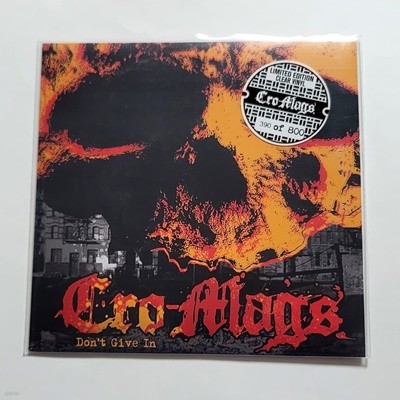 (미사용 7인치 컬러 바이닐 한정반) Cro-Mags ? Don`t Give In