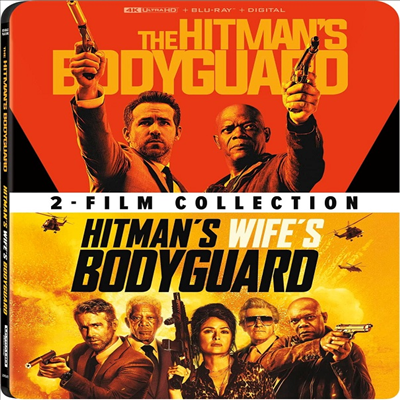 The Hitman's Bodyguard (2017) / Hitman's Wife's Bodyguard (2021) (ų 𰡵 / ų 𰡵 2)(ѱ۹ڸ)(4K Ultra HD + Blu-ray)