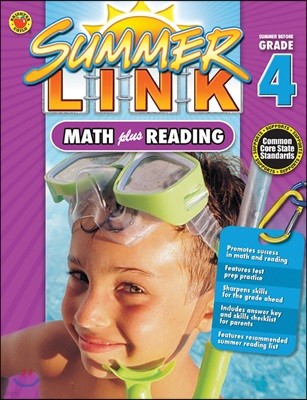 Summer Link Math Plus Reading Workbook