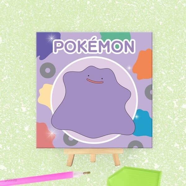 포켓몬스터 보석십자수 DIY 종이판형 메타몽 20X20