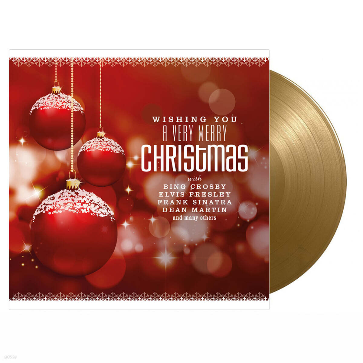 크리스마스 음악 모음집 (Wishing You A Very Merry Christmas) [골드 컬러 LP]